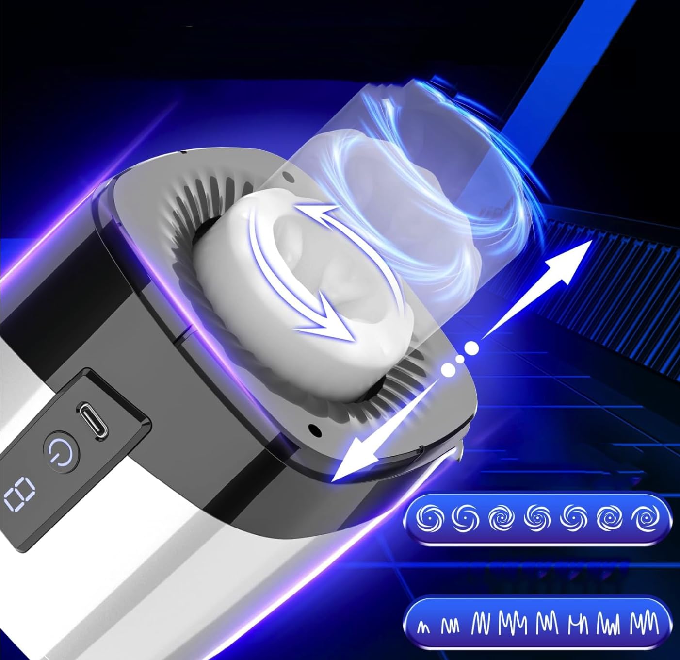 Stimulators/M.A.C.H.I.N.E. Promo ONLY ７“ Amazon.com: Male Stimulation Device with 7 Thursting and Rotating